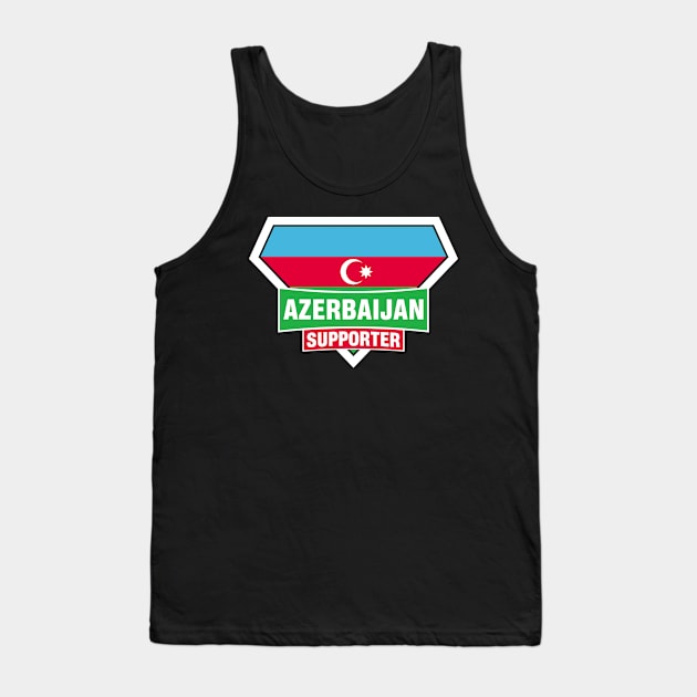 Azerbaijan Super Flag Supporter Tank Top by ASUPERSTORE